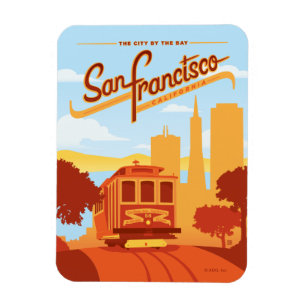 San Francisco, CA - The City by Bay Magnet