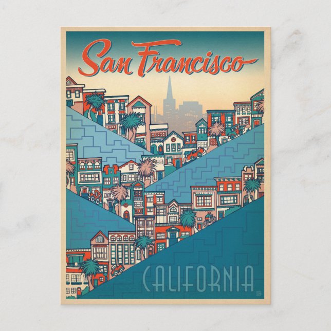 San Francisco, CA Vykort (Framsida)