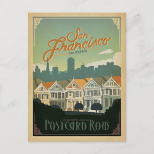 San Francisco, CA - vykortsrad Vykort
