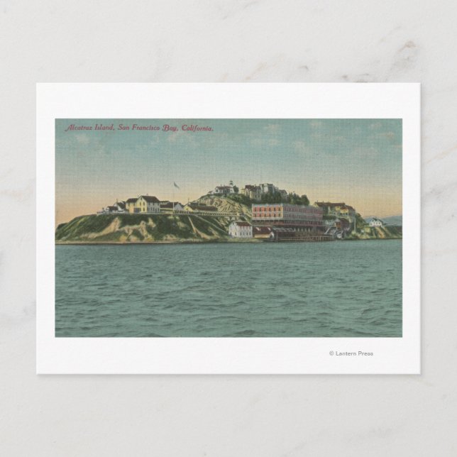 San Francisco, CAAlcatraz-fängelset Vykort (Framsida)