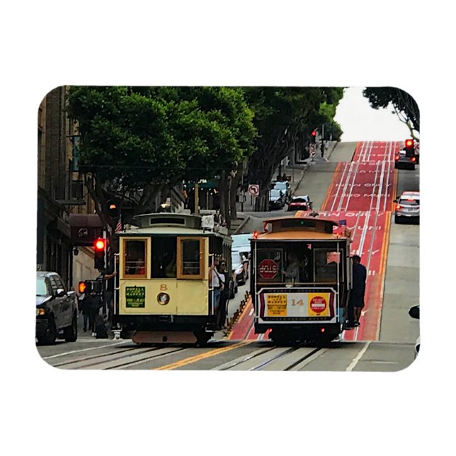 San Francisco Cable Car #2 Magnet (Horisontell)