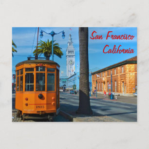 San Francisco Cable Car & Ferry Byggnad Vykort