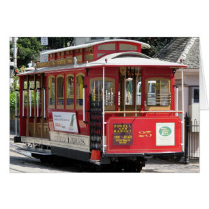San Francisco Cable Car Hälsningskort