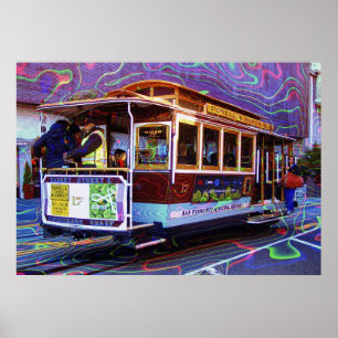 SAN FRANCISCO CABLE CAR NO 17 POSTER