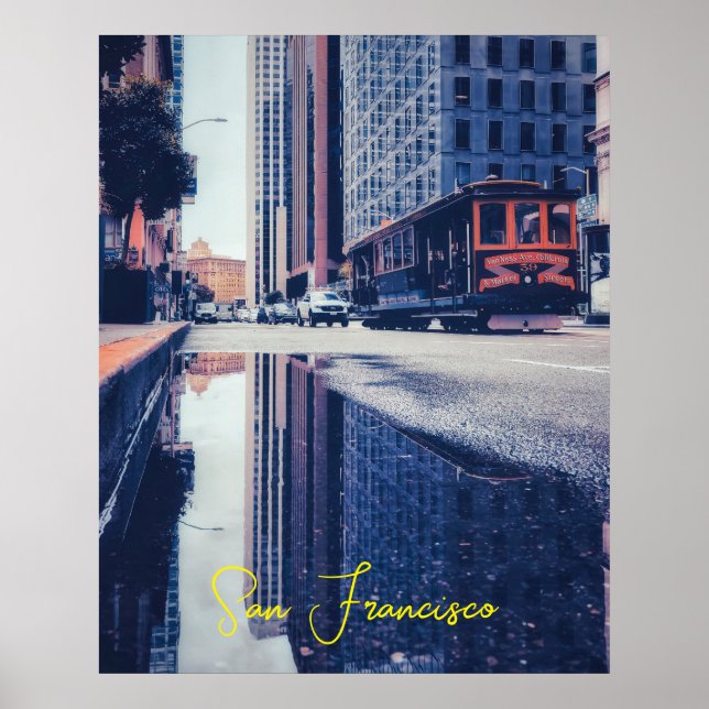 San Francisco Cable Car Poster (Framsidan)