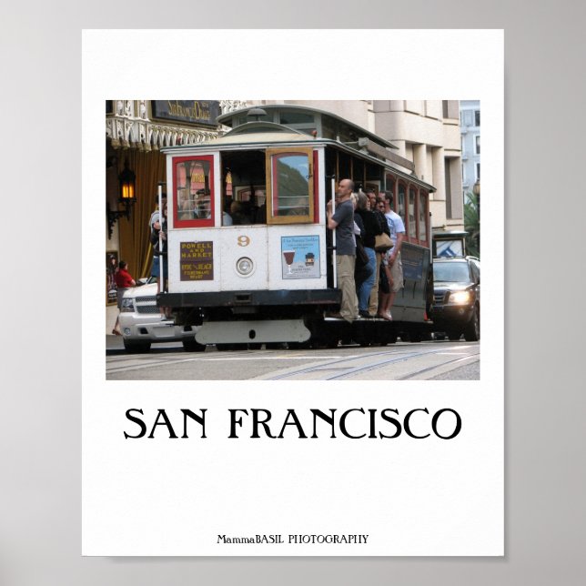 San Francisco Cable Car Poster! Poster (Framsidan)
