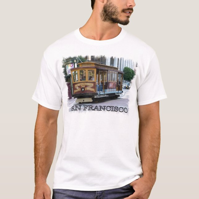 San Francisco Cable Car T-shirt (Framsida)