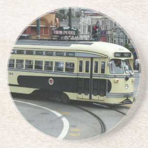 San Francisco Cable Car Underlägg Sandsten