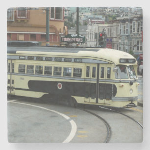San Francisco Cable Car Underlägg Sten