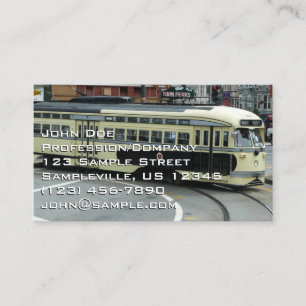 San Francisco Cable Car Visitkort