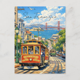 San Francisco Cable Car vykort