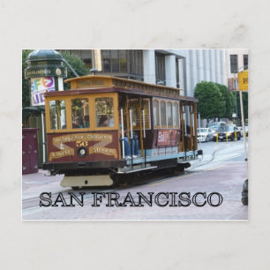San Francisco Cable Car Vykort