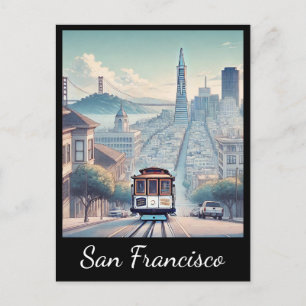 San Francisco Cable Car Vykort