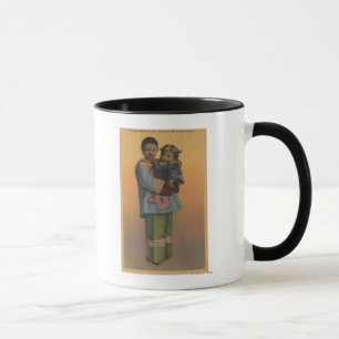 San Francisco, CAChinese kvinna & baby Mugg