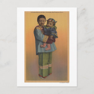 San Francisco, CAChinese Woman & Baby Vykort