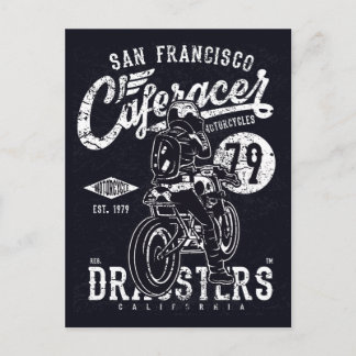 San Francisco Cafe Racer Motor Kalifornien Vykort