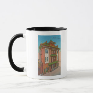 San Francisco CAKong Chowtempel i Chinatown Mugg