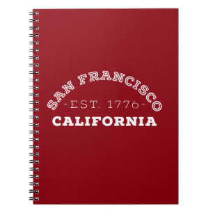 San Francisco California Anteckningsbok