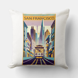 San Francisco California Art Deco Kudde