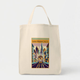 San Francisco California Art Deco Tygkasse