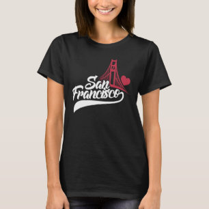 San Francisco California Bridge Ca Usa Travel T Shirt