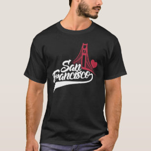 San Francisco California Bridge Ca Usa Travel T Shirt
