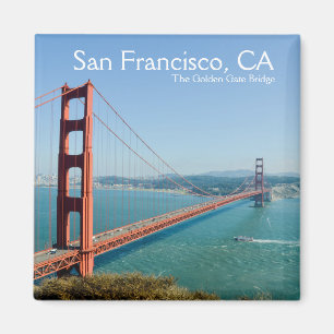 San Francisco California Bron Golden Grind Magnet