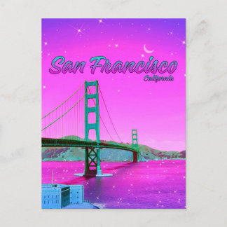 San Francisco California Golden Gate Bridge Vykort