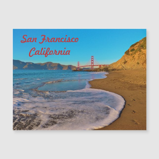 San Francisco California Golden Gate-bron (Framsida)