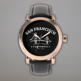 San Francisco California Golden Gate Landscape Armbandsur