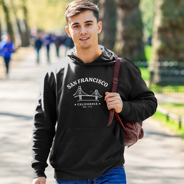 San Francisco California Golden Gate view Hoodie (Skapare uppladdad)