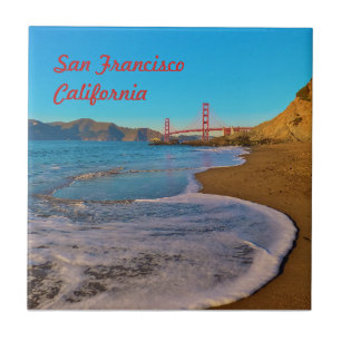 San Francisco California Golden Grind Bridge Kakelplatta