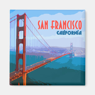 San Francisco California Golden Grind Bridge Magnet