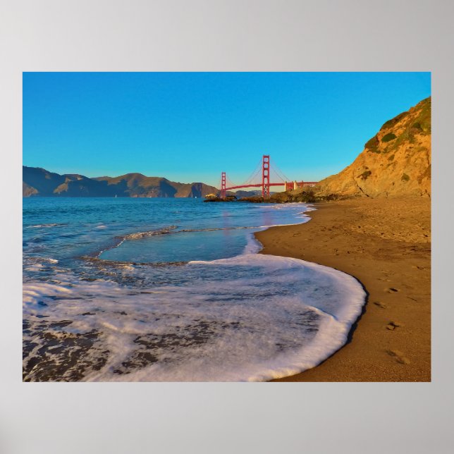 San Francisco California Golden Grind Bridge Poster (Framsidan)