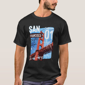 San Francisco California Golden Grind Bridge San F T Shirt