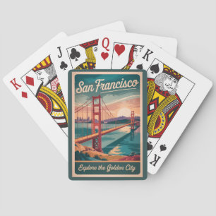 San Francisco California Golden Grind Bridge Trave Casinokort