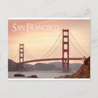 San Francisco California Golden Grind Bridge, USA Vykort