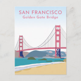 San Francisco California Golden Grind Vykort