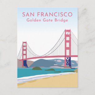 San Francisco California Golden Grind Vykort