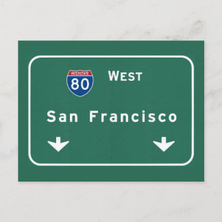 San Francisco California Interstate Highway: Vykort