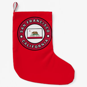 San Francisco California Liten Julstrumpa