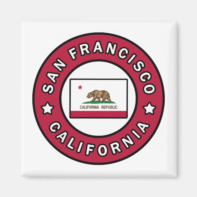 San Francisco California Magnet (Framsidan)