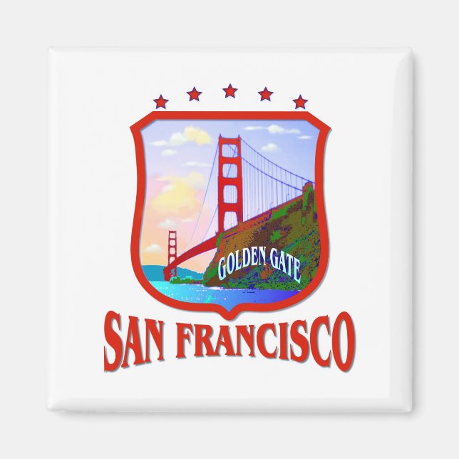 San Francisco California Magnet (Framsidan)
