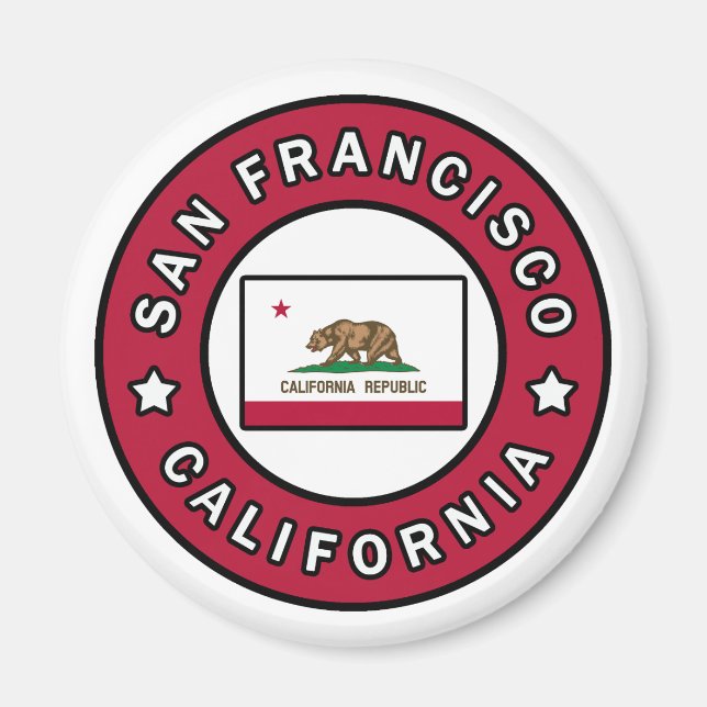 San Francisco California Magnet (Framsidan)
