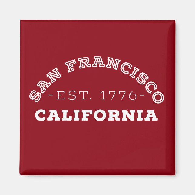 San Francisco California Magnet (Framsidan)