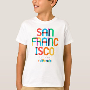 San Francisco California Mid Century, Pop Art. T Shirt