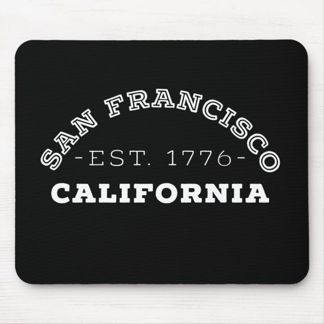 San Francisco California Musmatta (Framsidan)
