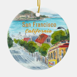 San Francisco California Ornament
