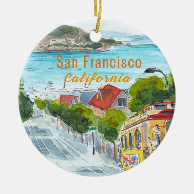 San Francisco California Ornament (Framsidan)