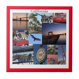 San Francisco, California Photo Tile Kakelplatta
